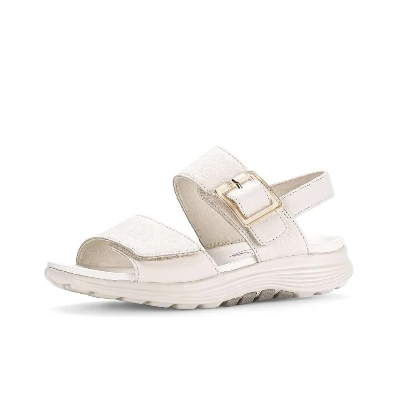 Gabor Rollingsoft Beach Sandals Women's Beige-1