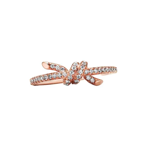 TIFFANY & CO. 18K Rose Gold Rings Unisex Gold Pink