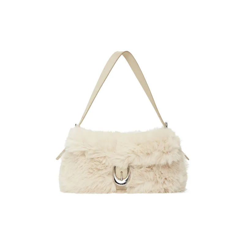 Staud Polyester Shoulder Bag Women's Cream White-0