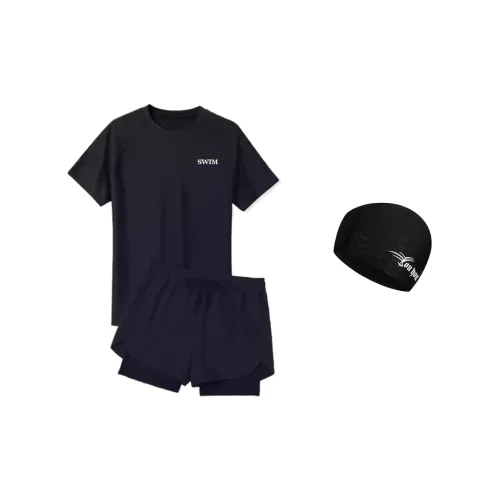 Youyou Swimming Sets Polyester, Elastane Summer Beach Vacation For Families Men's