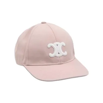 CELINE 100% Cotton Baseball Caps Unisex Pink