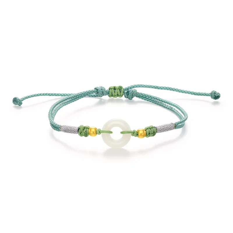 JINLIUFUJIXIANG Bracelets White Jade/Pale Greenish White Jade Women's-0