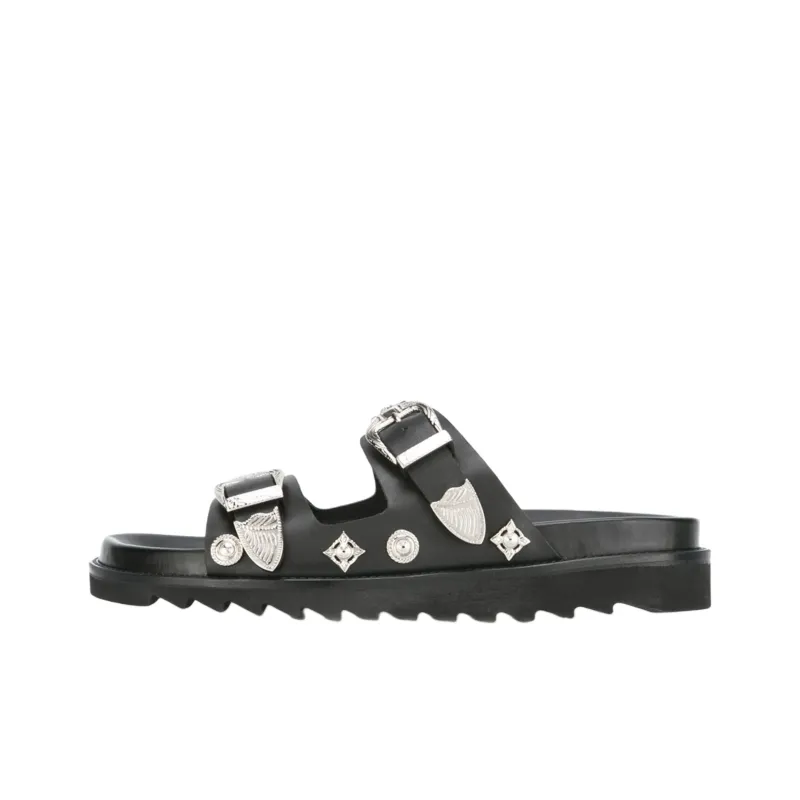 TOGA VIRILIS Slide Slippers Men's Black-0