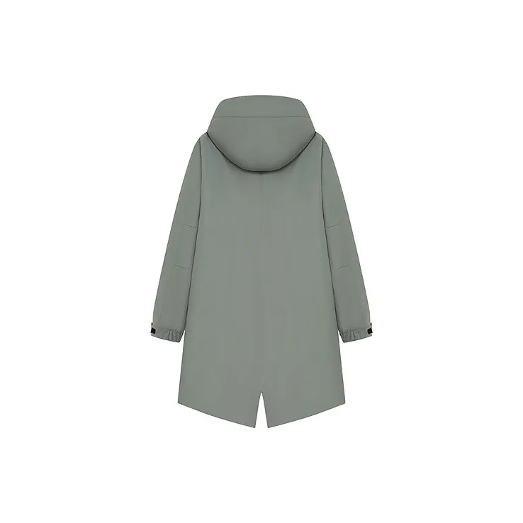 Teenie Weenie Men Trench Coat Unisex Army Green-1