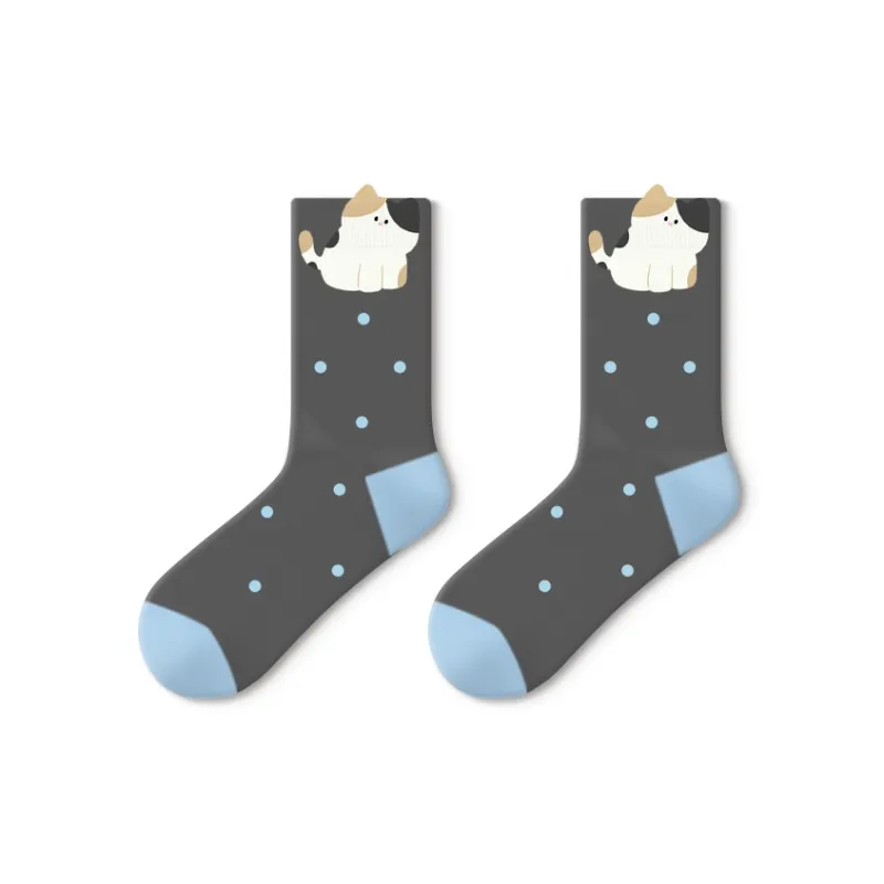 Primeet Mid-Calf Socks Women's 5 Pack-8