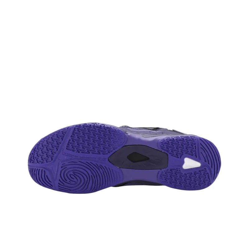 DECATHLON BS590 Anti Slip Wear Resistant Low Top Badminton Shoes Men's Black Purple-4