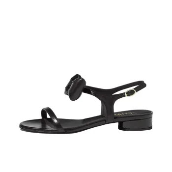 CHANEL 25p One Strap Sandals Women's Black