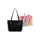 Black with Charm-Brand Shopping Bag