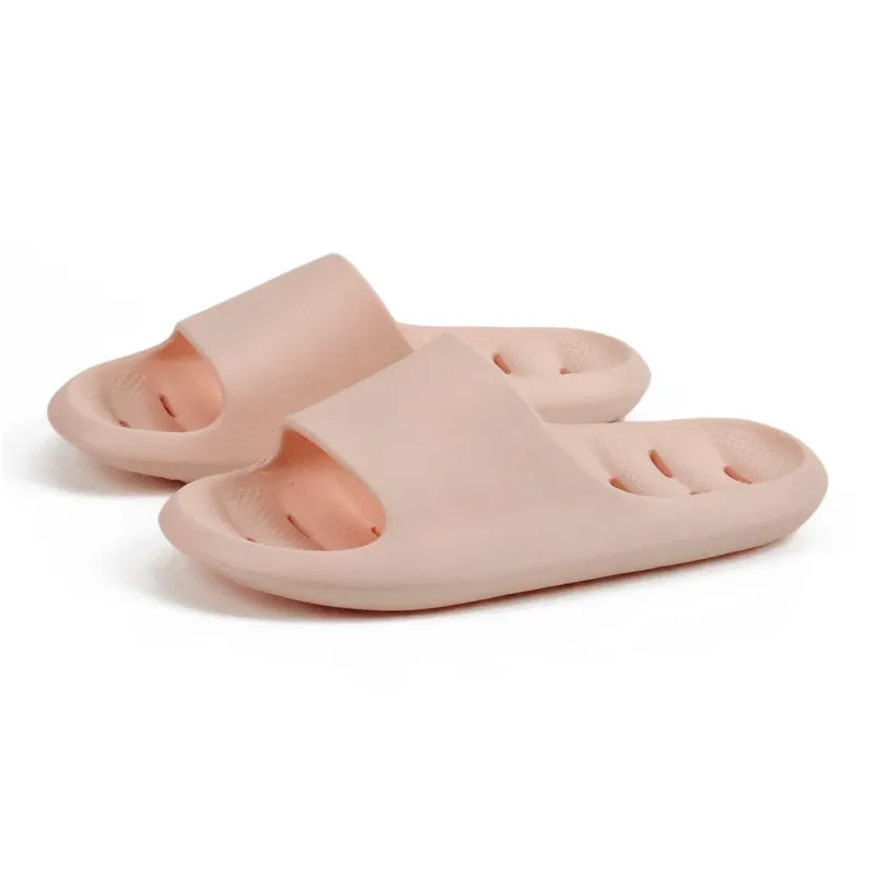 Golofi Bathroom Slippers Summer Cut Out Bathing Slip Resistant Squashy And Bouncy Feeling Indoor Home Toilet Slippers-2