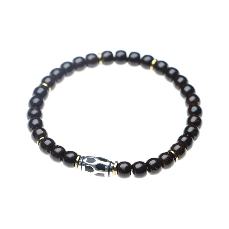 Bluish Reverie Coconut Shell Beads Bracelets Unisex-0