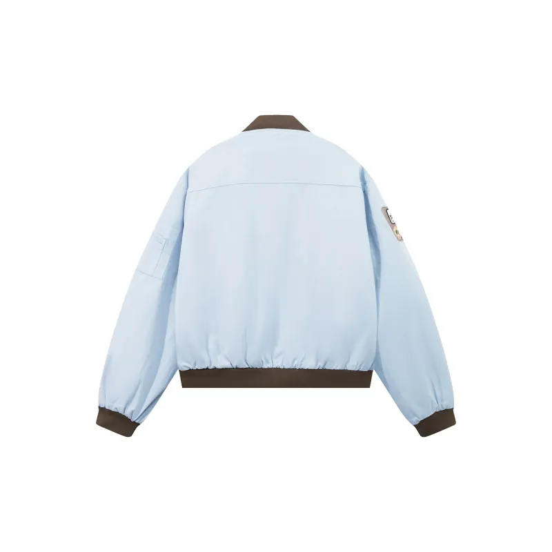 PAZZO Multicolor Zip Up Jackets Baseball Jacket Unisex-1
