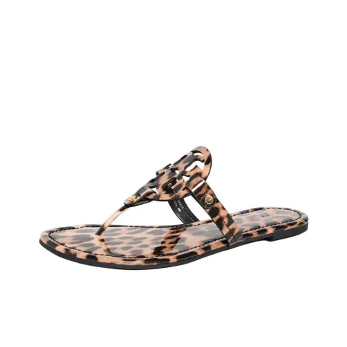 TORY BURCH Miller Slip Resistant Flip Flops Women's Brown