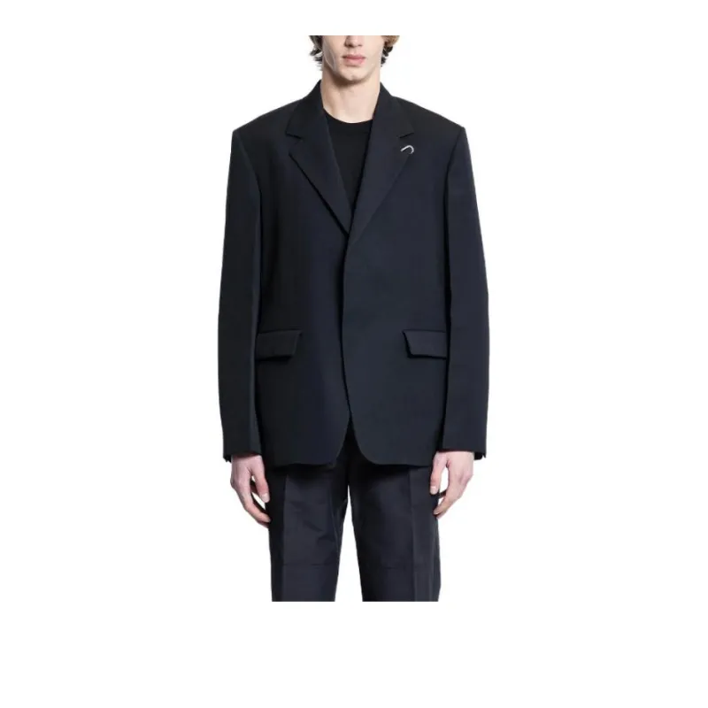 JIL SANDER Business Suit Coat Men's Black-0