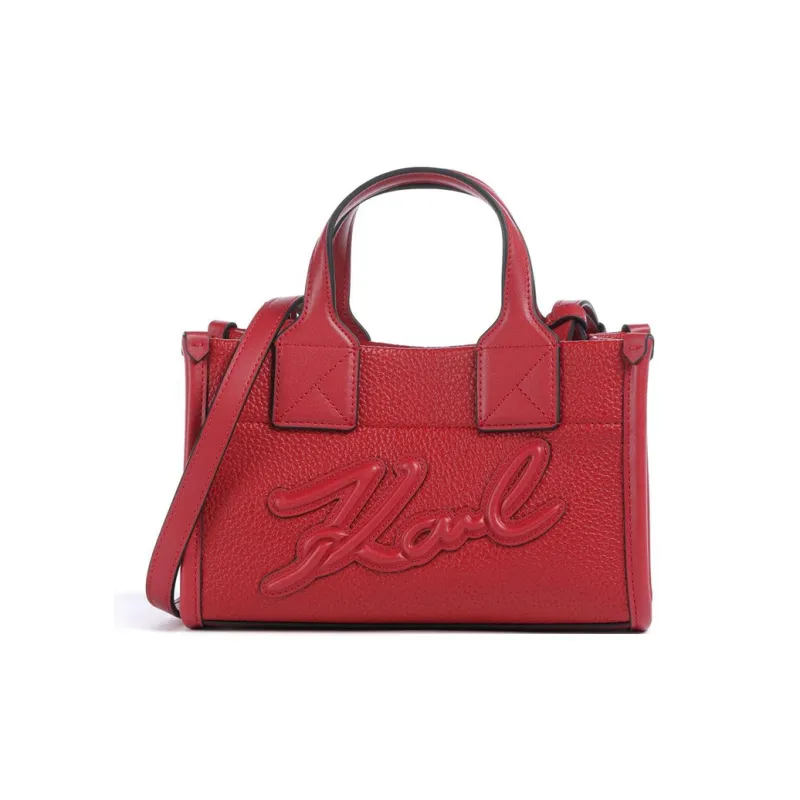 KARL LAGERFELD / Karl Lagerfeld Jeans Logo Detailed Zip Up Tote Bag-0