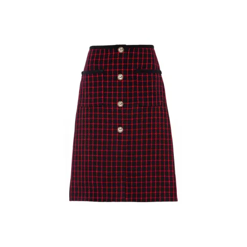 MIU MIU Casual Long Skirts Women's Red
