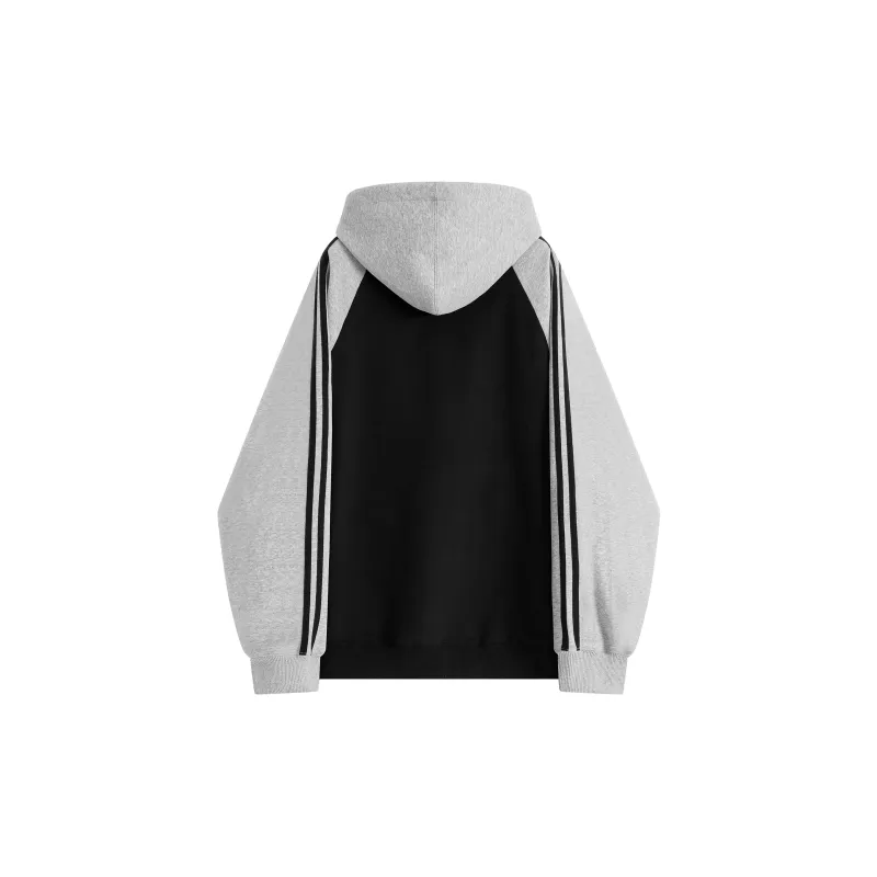 MIIOW Trend Party Series Sweatshirt Unisex _Nsec Navy Blue & Yellow Color Block-3