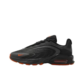 Nike Anti-Slip Wear-Resistant Low-Top Casual Shoes Unisex Black Orange