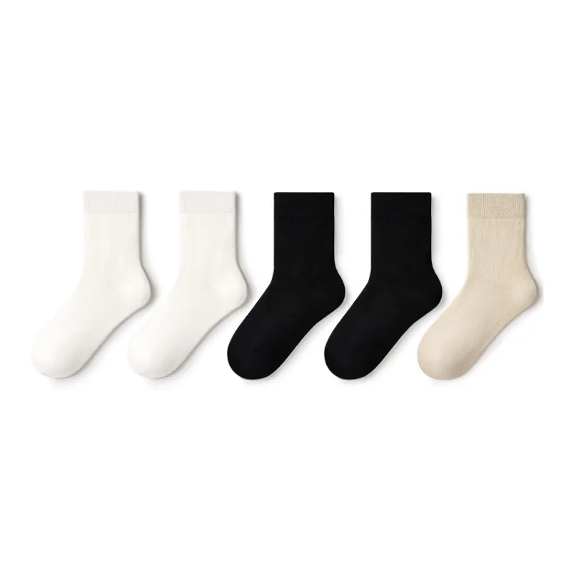 Primeet Mid Calf Socks Unisex 5 Pack-2