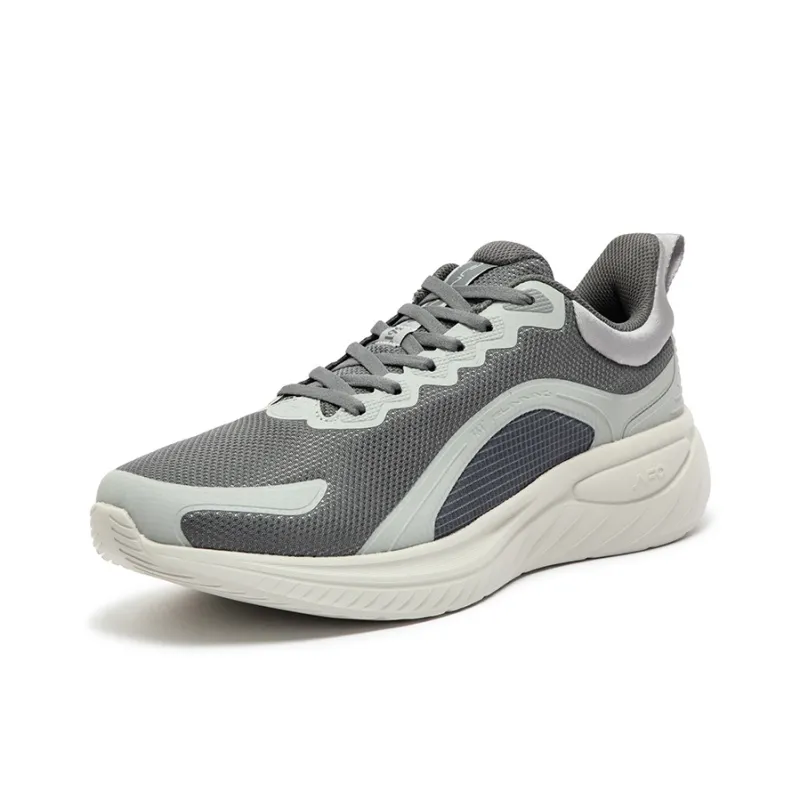 361° Softwalk 3.0 Anti Slip Wear Resistant Low Top Casual Running Shoes Men's Recycling Gray-1