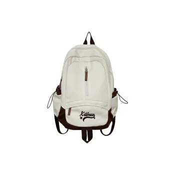 URBAN FOREST Nylon Backpack Unisex Blue/White/Pink/Green
