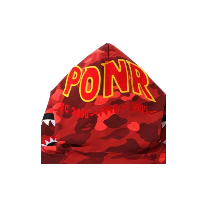 Bape Color Camo Tiger Full Zip Hoodie FW18-2