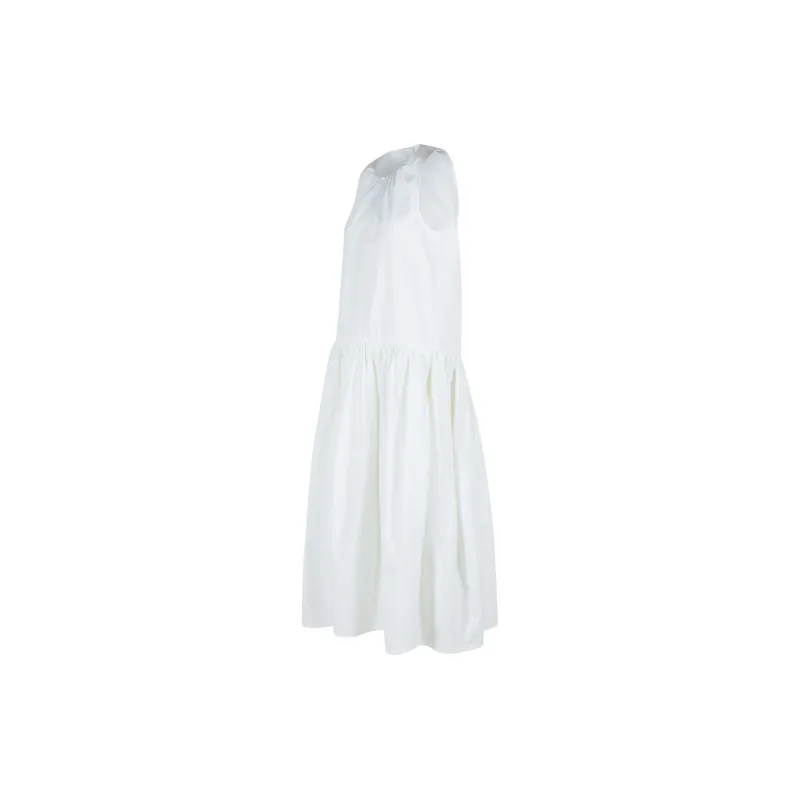 JIL SANDER Sleeveless Dress Women's White-2