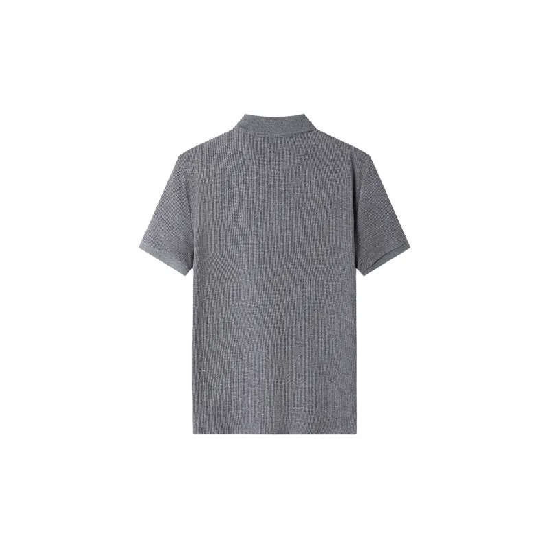 FIRS Polo Shirts Men Heather Gray-1