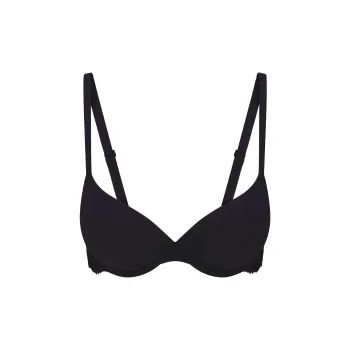 SKIMS SS25 FITS EVERYBODY LACE WING T-SHIRT BRA Bra Women's 1 Pack ONYX/Onyx