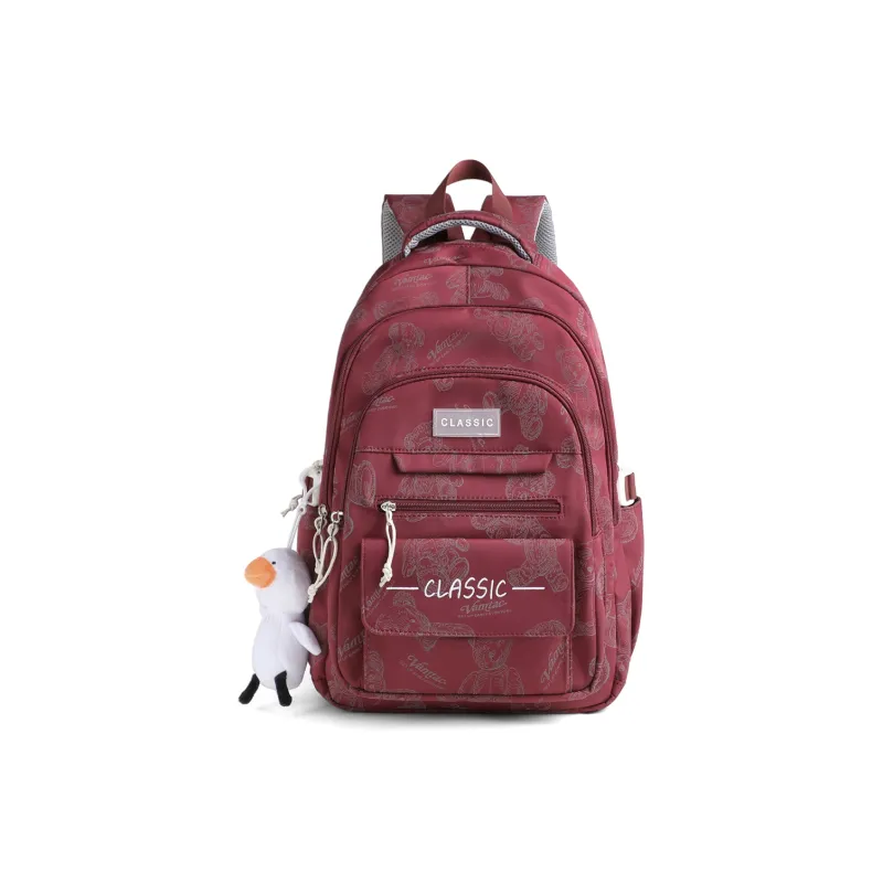 PT'SON Fabric Backpack Women's Multicolor-14