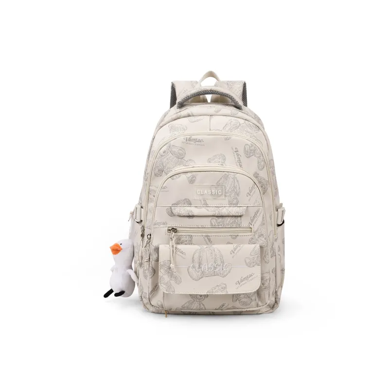 PT'SON Fabric Backpack Women's Multicolor-3