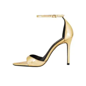 Schutz Pamela Strap Sandals Women's Gold