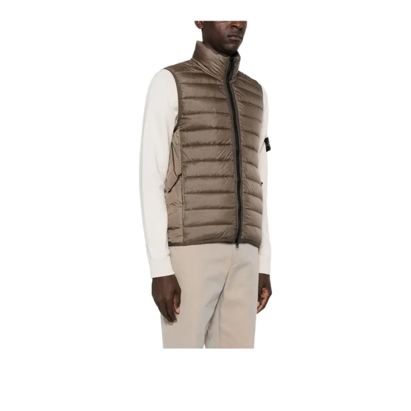 STONE ISLAND High Neck Quilted Gilet-2