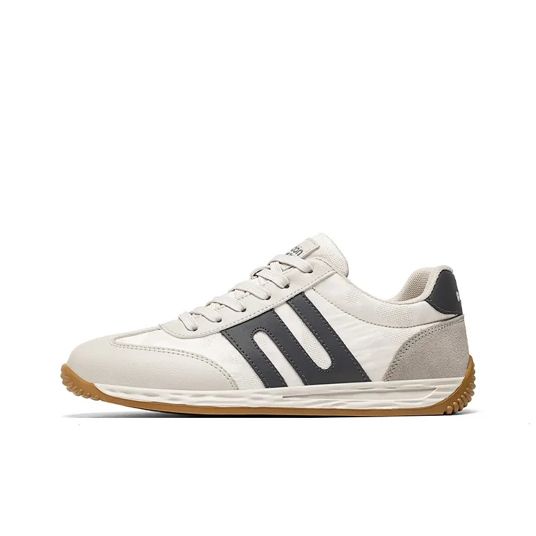 AGSDON Non slip Lightweight Low Top Casual Shoes Men's White Blue-8