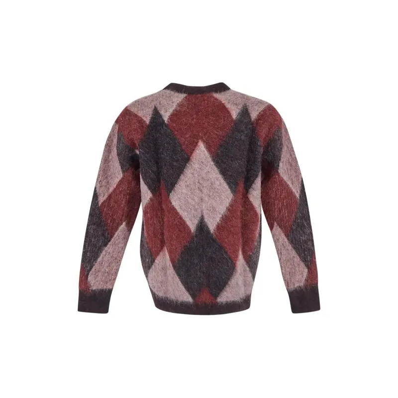 LANEUS Argyle pattern Cardigan-1