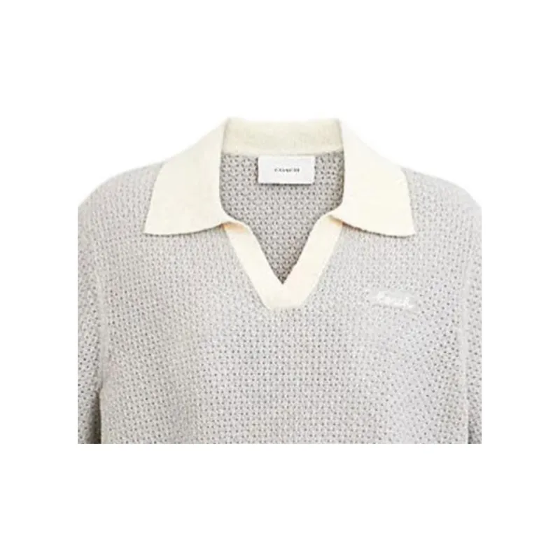 COACH SS24 Polo Shirt Women's Steam Color-4