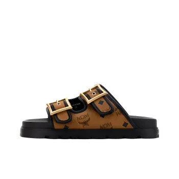 MCM Visetos canvas Sandals Women's
