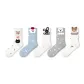 Bedside Doll Crew Socks-5 Pack[Spring Summer New Arrival 7A Antibacterial]