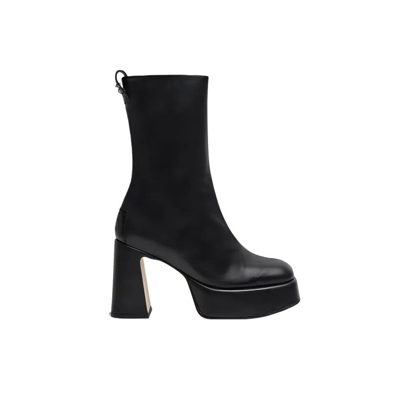 MIISTA Apple Ankle Boots 9cm Women's Black-1