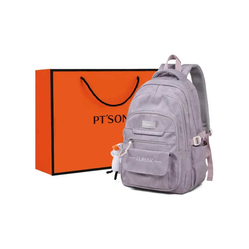 PT'SON Fabric Backpack Women's Multicolor-5