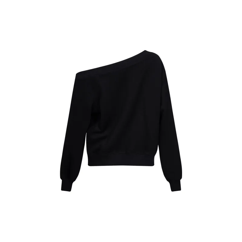 PAZZO Asymmetrical Shoulder Sweatshirt Women's-1