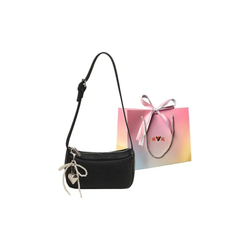 Yalu PU Crossbody Bag, Shoulder Bag Regular Women's Silver/Black/Red/Ecru-12