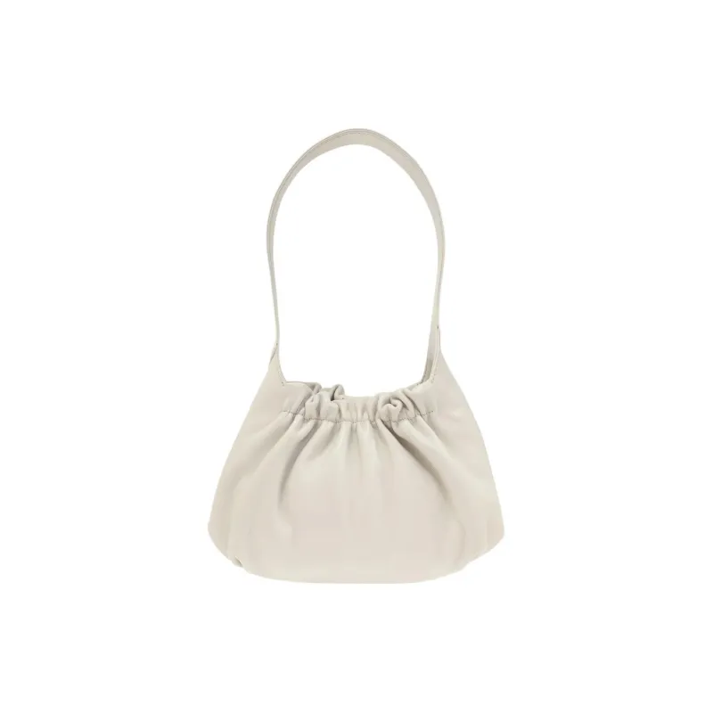 Furla Genuine Leather Shoulder Bag Mini Women's Cream White-2