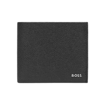 BOSS Leather Wallet Men's Black
