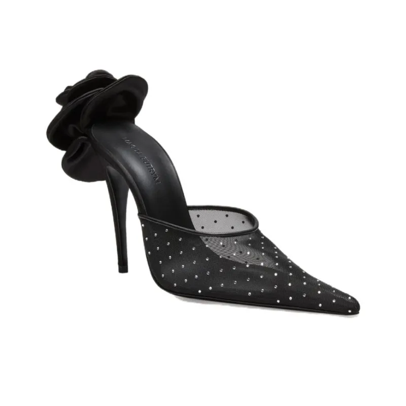 Magda Butrym 110mm Flower detail Pointed Mules Women's-2