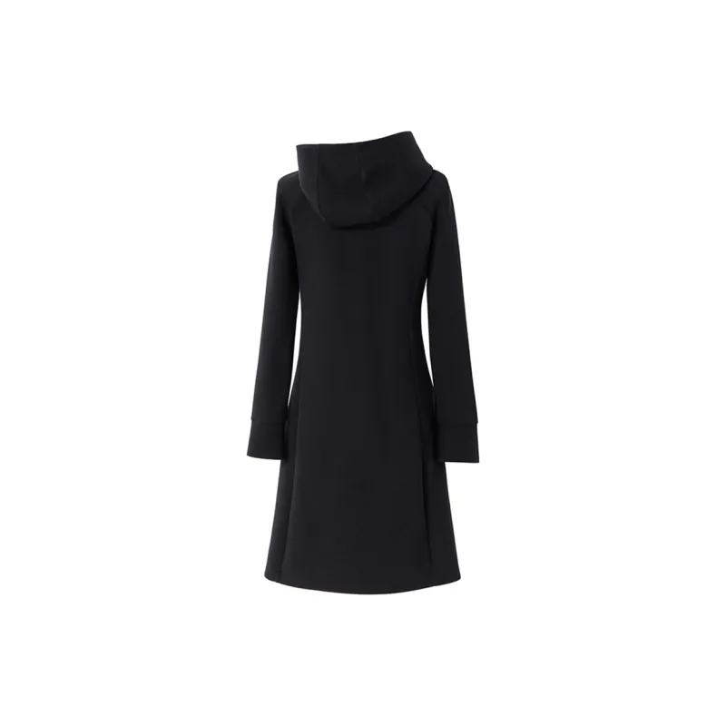 SOON FLOWER Long-Sleeved Dresses Women's Black-1