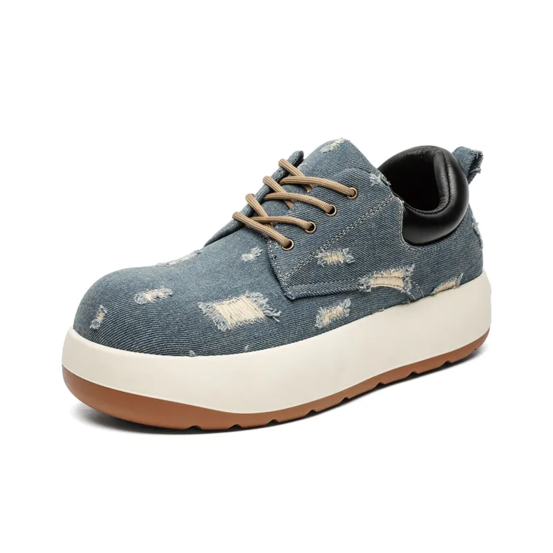 BUFFALO BOUND Anti Slip And Wear Resistant Height Increasing Low Top Skateboard Shoes Men's-8