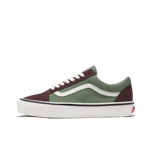 Vans Anti Slip Wear Resistant Low Top Skateboard Shoes Unisex Green