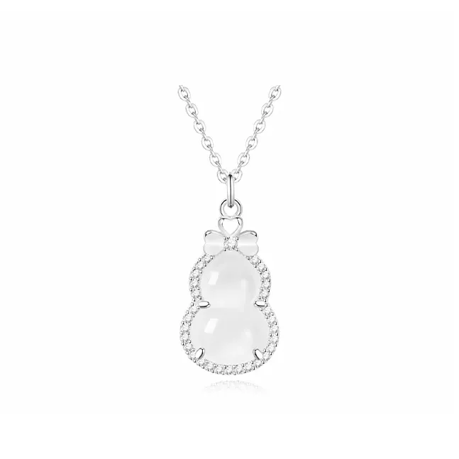 Chongqing Gold Store Chalcedony Necklaces Women's-0