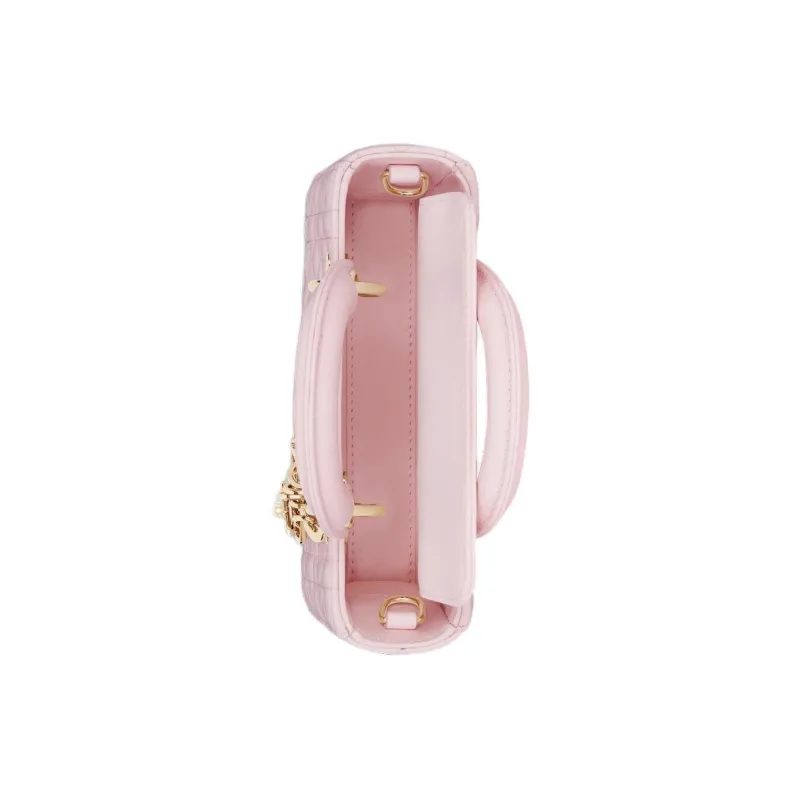 DIOR Lady D JOY Sheepskin Lady Dior Bag, Shoulder Bag, Crossbody Bag, Handbag Extra Mini Women's Light Pink-3