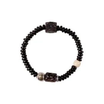 The Years Are Quiet Coconut Shell Beads Bracelets Unisex
